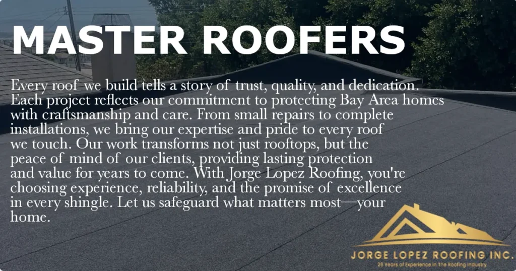 Professional roofing contractor in Bay Area installing high-quality residential roofing materials